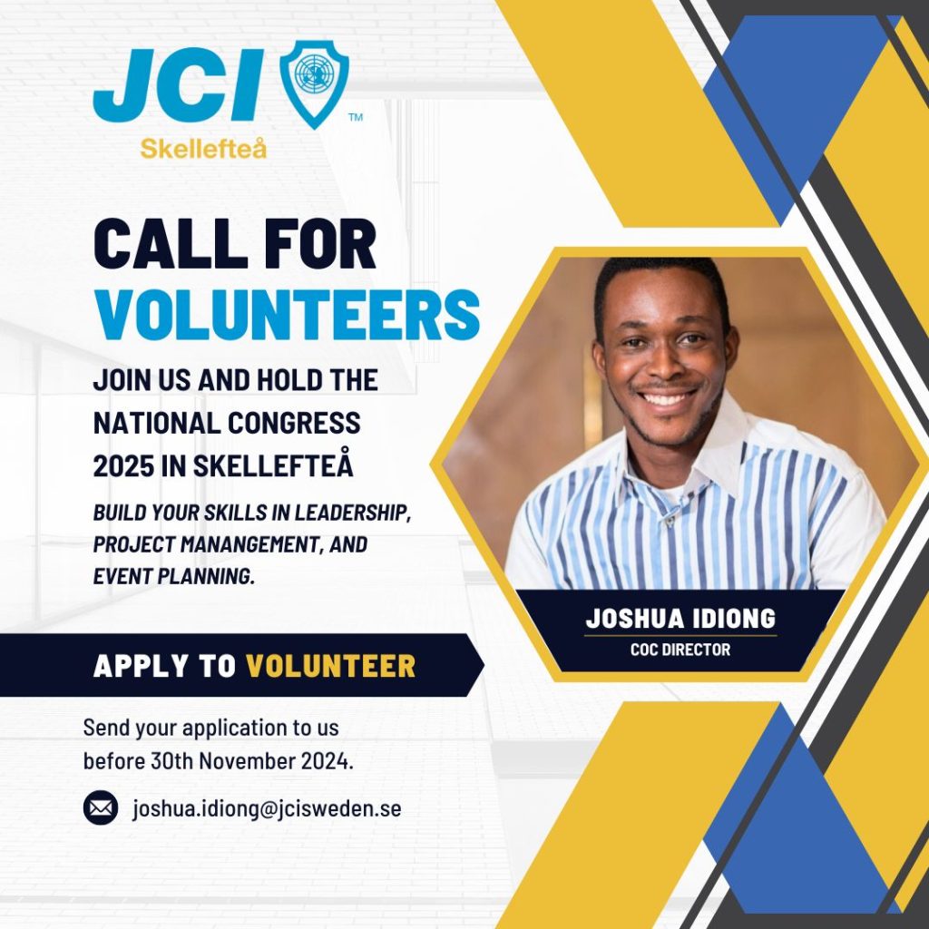 A poster calling for volunteers for NK25